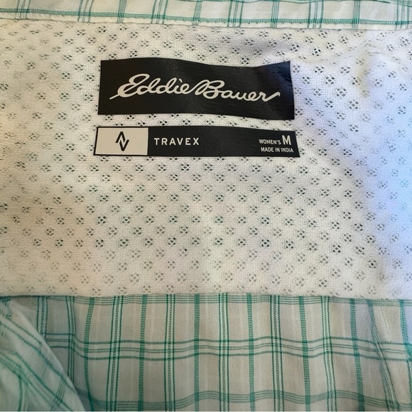 Vintage Eddie Bauer Travex Mountain Guide Hiking Fishing Shirt Size M - Picture 3 of 3